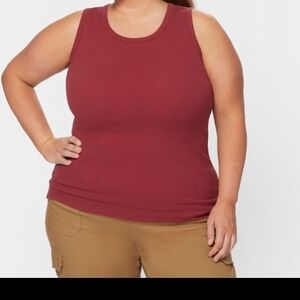 Duluth Trading Co Women's Burgundy Tank Top